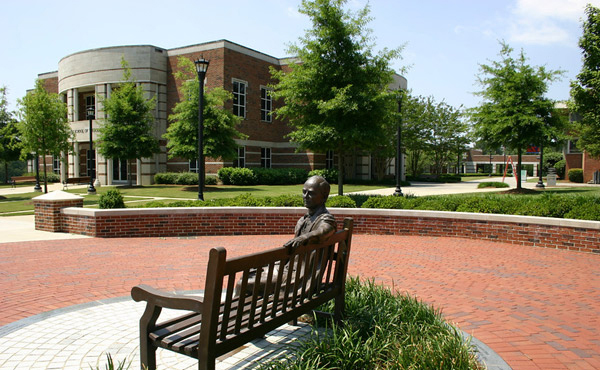 Jesse Mercer statue on the Atlanta Campus